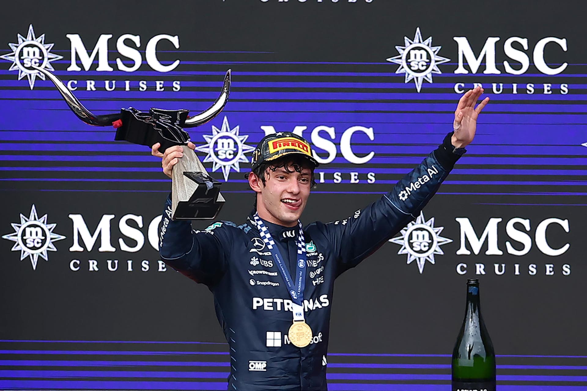 Antonelli, a rematar la faena más joven en casa de ‘Checo’