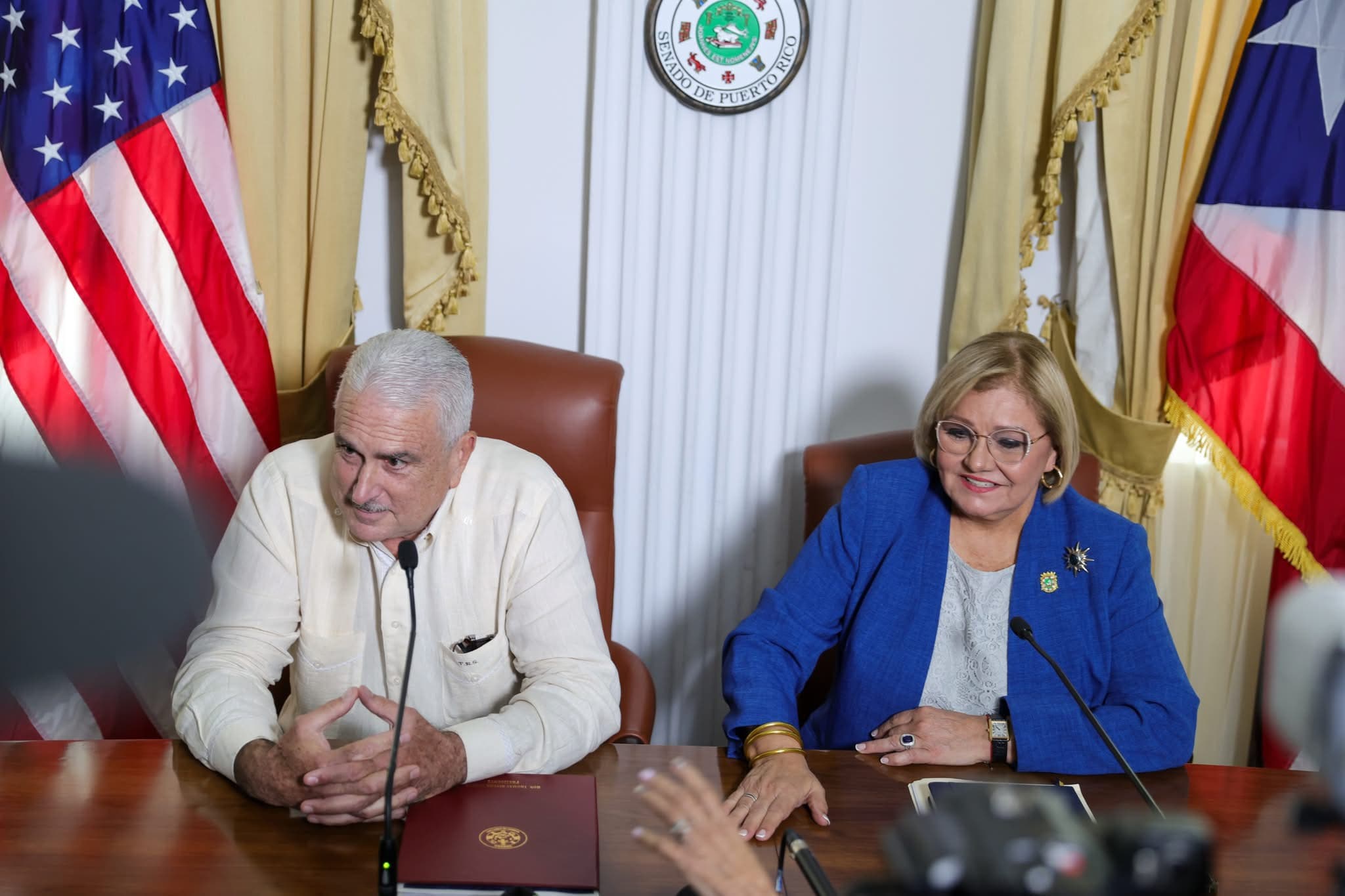 Norma Burgos y Rivera Schatz abren nuevo canal de diálogo entre La Fortaleza y el Senado