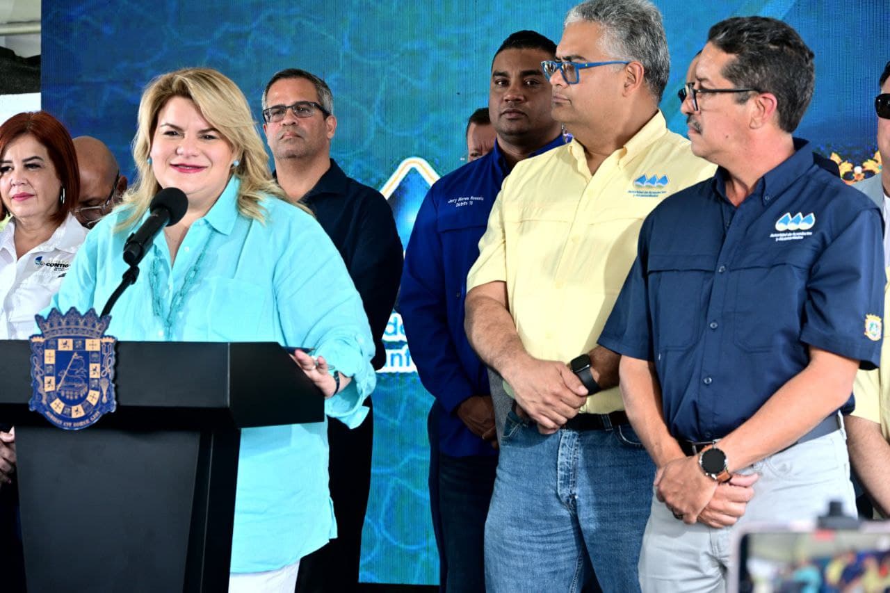 Gobernadora anuncia millonaria asignación de fondos para fortalecer la infraestructura de agua