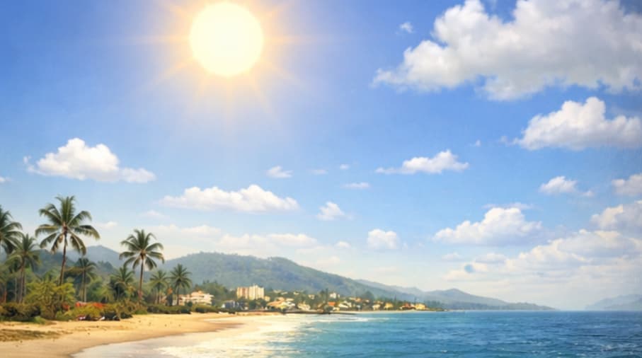 Tiempo estable hoy, pero se avecina un aumento de lluvias y riesgo costero en Puerto Rico