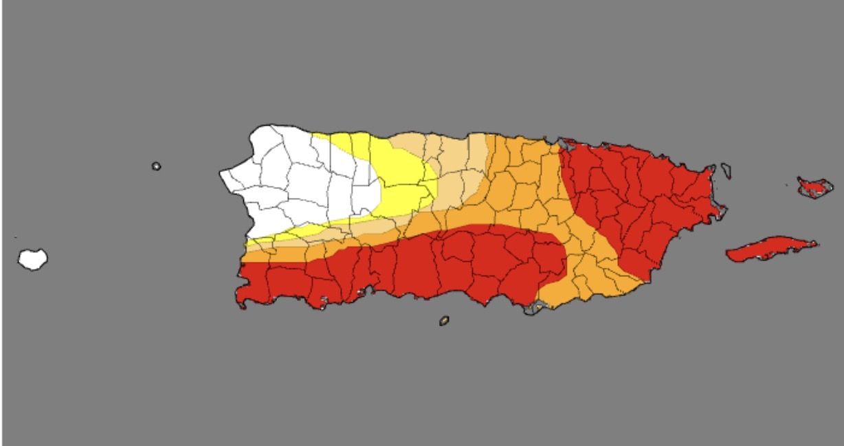 Imagen del artículo de NewsPR: Sequía extrema ya cubre casi la mitad de Puerto Rico