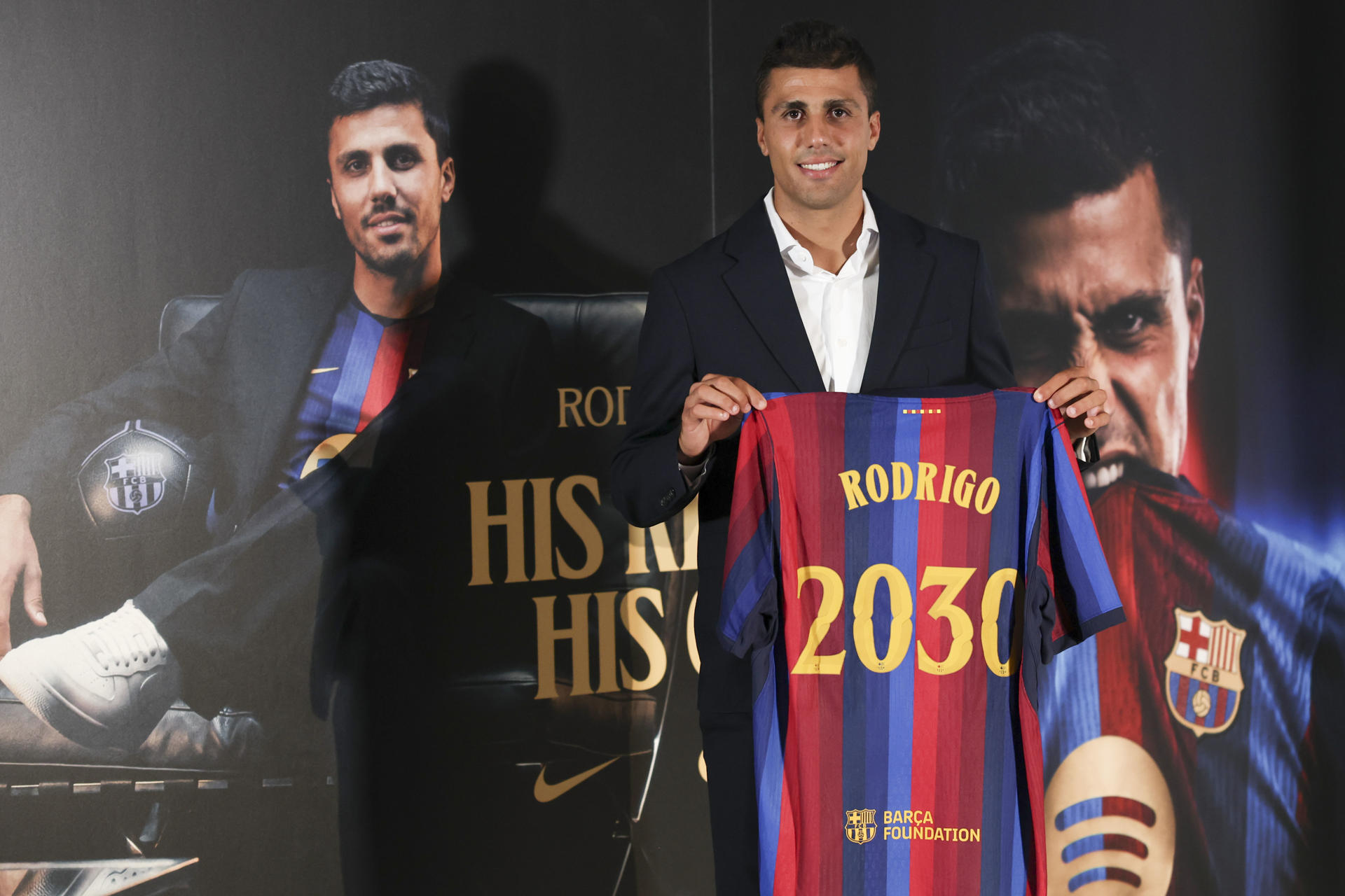 Imagen del artículo de NewsPR: Rodri, tras firmar hasta 2030: "El Barça era mi primera opción"
