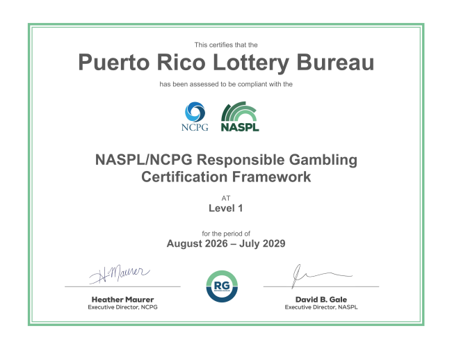 Imagen del artículo de NewsPR: Las Loterías de Puerto Rico obtienen importante certificación internacional en juego responsable