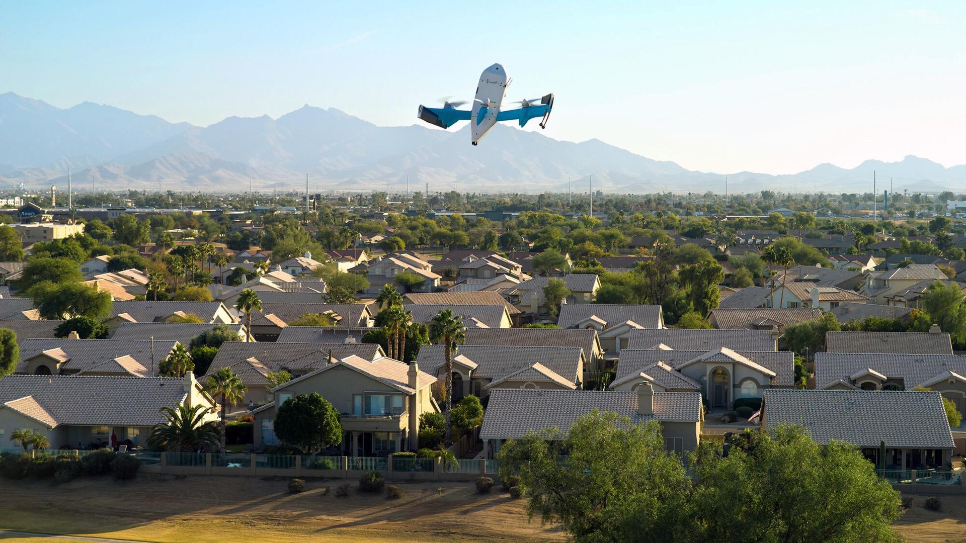 Imagen del artículo de NewsPR: Amazon ampliará su reparto con drones a casi quinientas ciudades de EEUU a finales de 2026