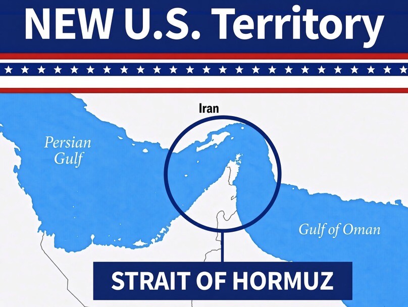 Imagen del artículo de NewsPR: Trump insiste en que el estrecho de Ormuz es un "nuevo territorio estadounidense"