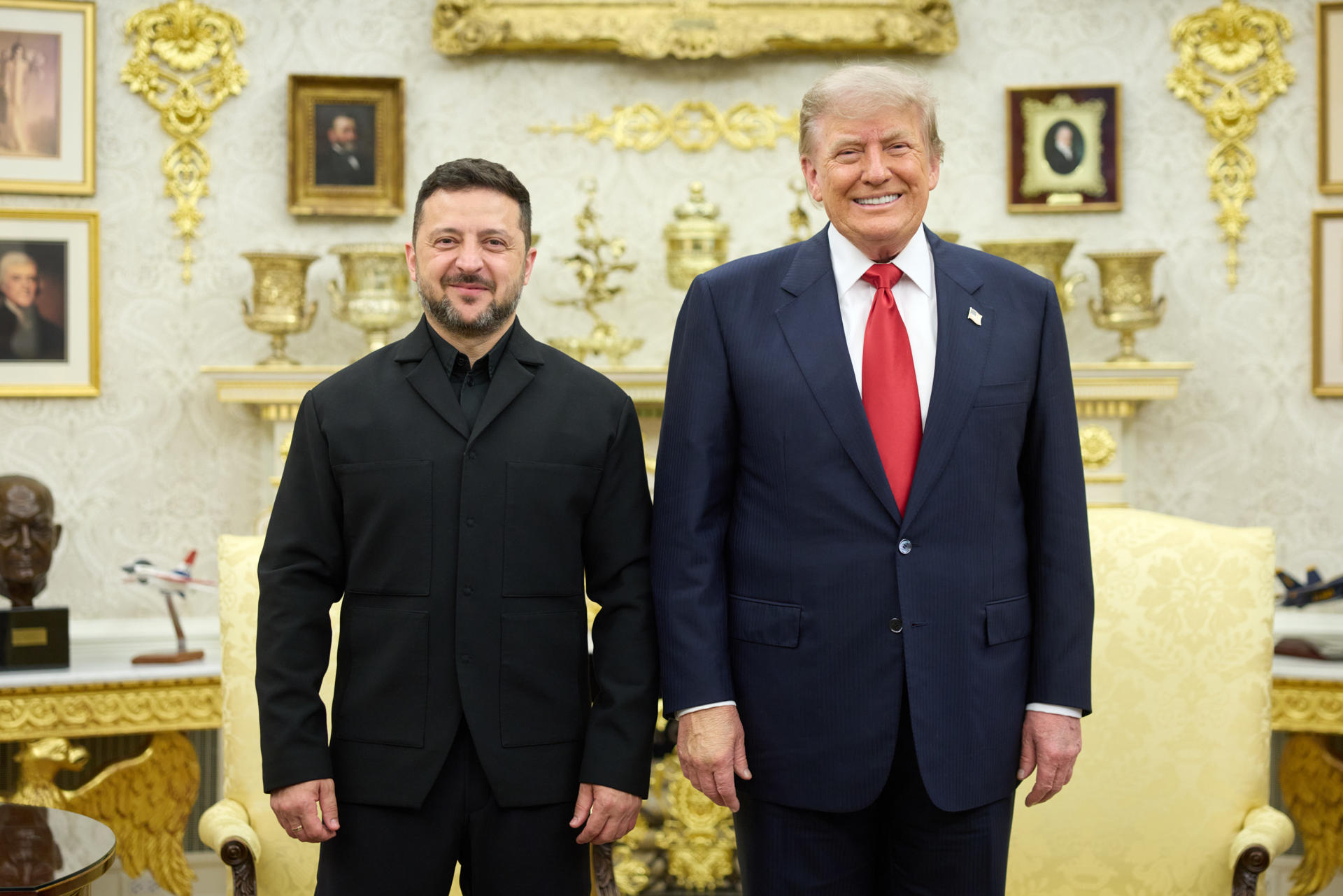Imagen del artículo de NewsPR: Trump y Zelenski dialogan sobre la fabricación en Ucrania de sistema de misiles Patriot