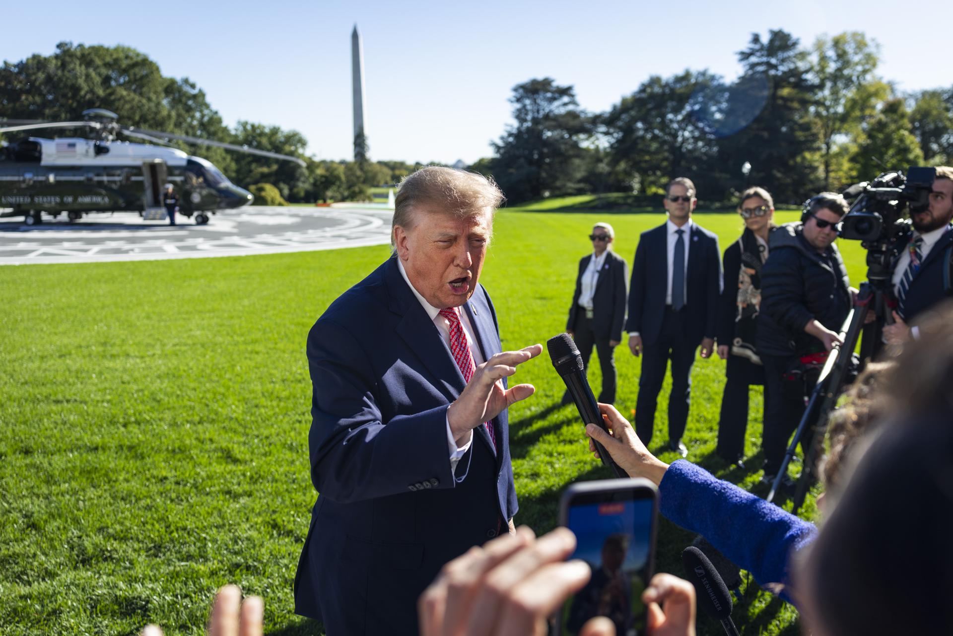 Imagen del artículo de NewsPR: Trump cree que mantiene el apoyo hispano a dos semanas de las elecciones de medio mandato